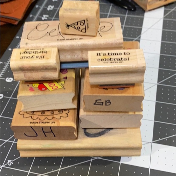 Celebrate Rubber Stamp Bundle (9-pc)​ - Picture 8 of 8